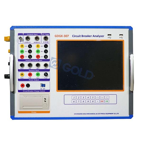 GDGK-307 Fully Automatic Circuit Breaker Analyzer Switch Dynamic Contact Resistance Tester