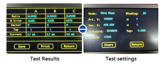 Handheld TTR tester battery operated show Handheld TTR tester battery operated show