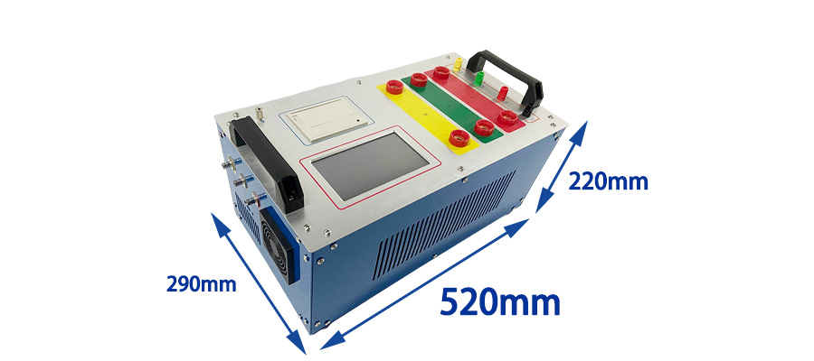 3-Phase Anti-interference Transformer Comprehensive Tester with Harmonic Analysis size