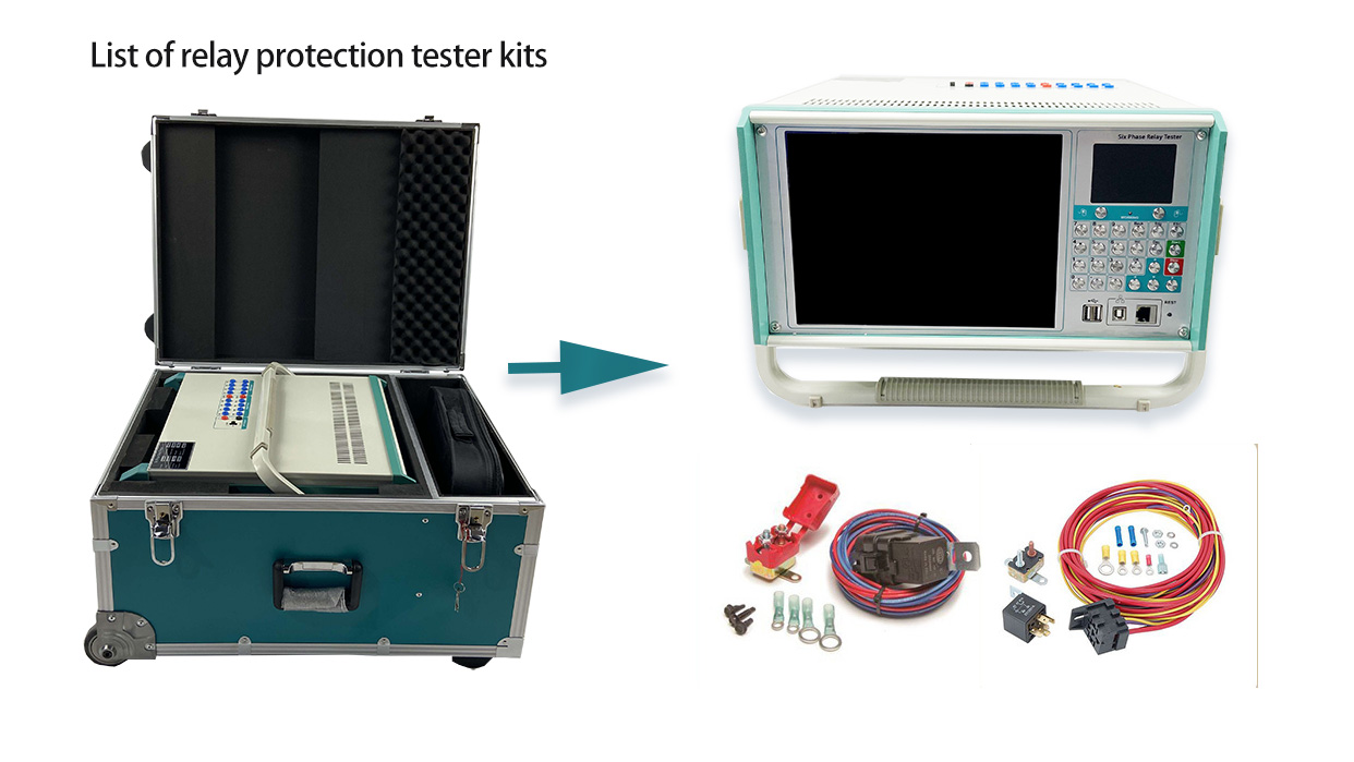 IEC 61010 Automated 6-Phase Relay Test Set Accessories List IEC 61010 Automated 6-Phase Relay Test Set Accessories List
