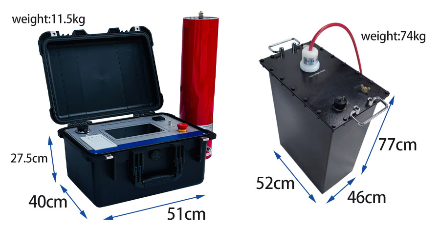 0.02Hz Very Low Frequency High Voltage Generator size