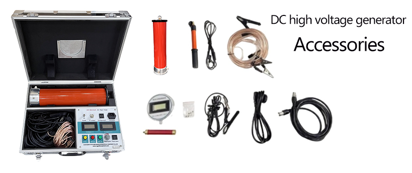 DC high voltage generator accessories