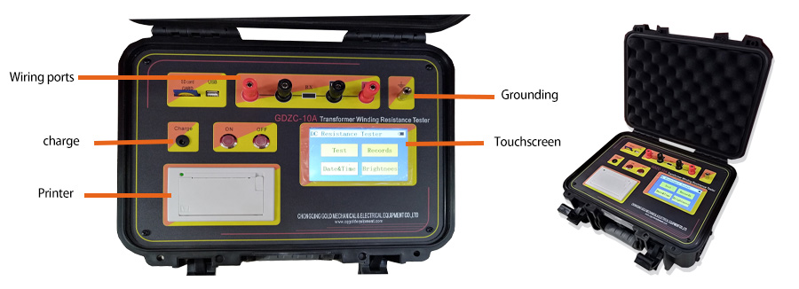 Large Capacity Lithium Battery Winding Resistance Tester part