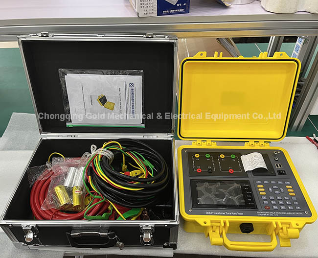 GDB-P Transformer Turns Ratio Tester with battery charging ready for shipment