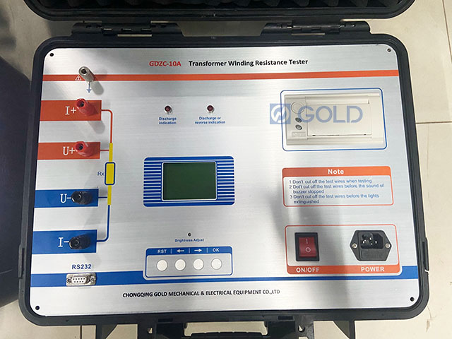 What is the purpose of a GDZC Series Transformer DC resistance tester?