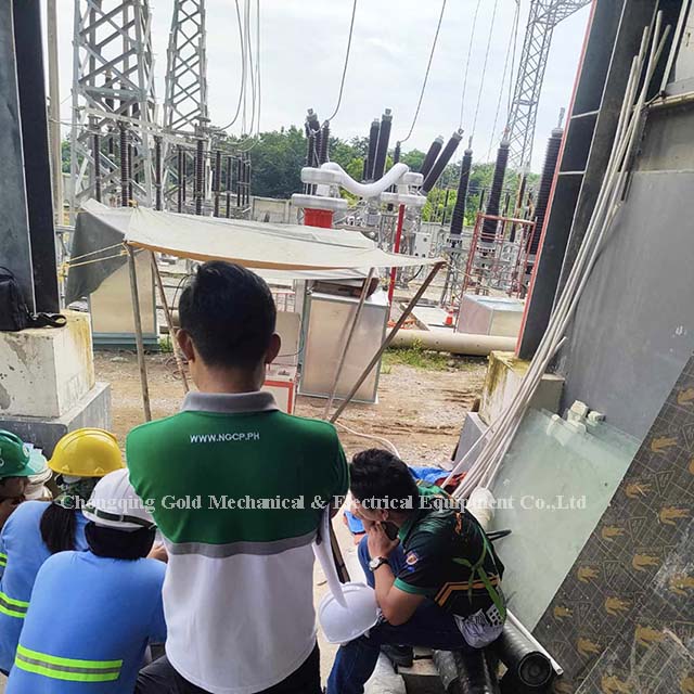 Successfully provided testing for a 230KV 1000mm2 50 meters power cable to NGCP in the Philippines through our GDXZ Series Resonant AC Hipot Test System 