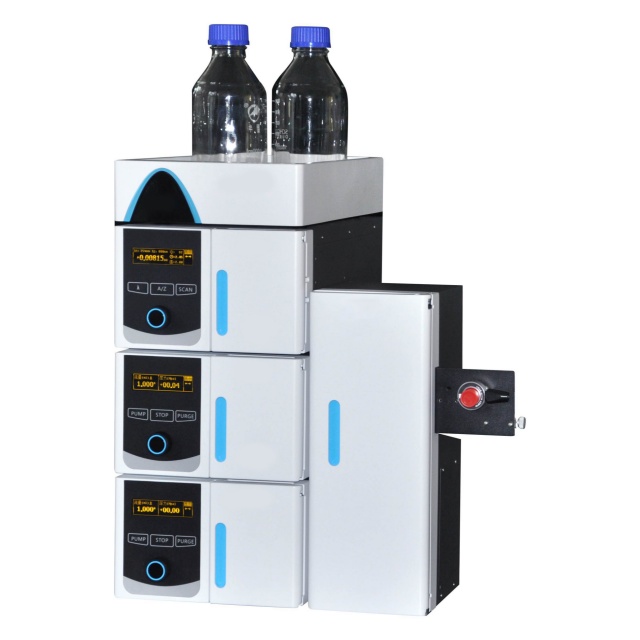 Intelligent digital high-performance liquid chromatography with electronic pulse compensation technology