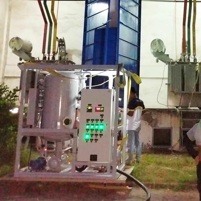 double stages Vacuum oil purifier