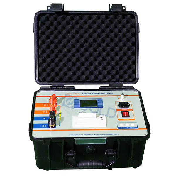 GDHL 100A, 200A, 400A Circuit Breaker Contact Resistance Tester, Loop Resistance Tester