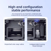 Intelligent digital high-performance liquid chromatography with electronic pulse compensation technology