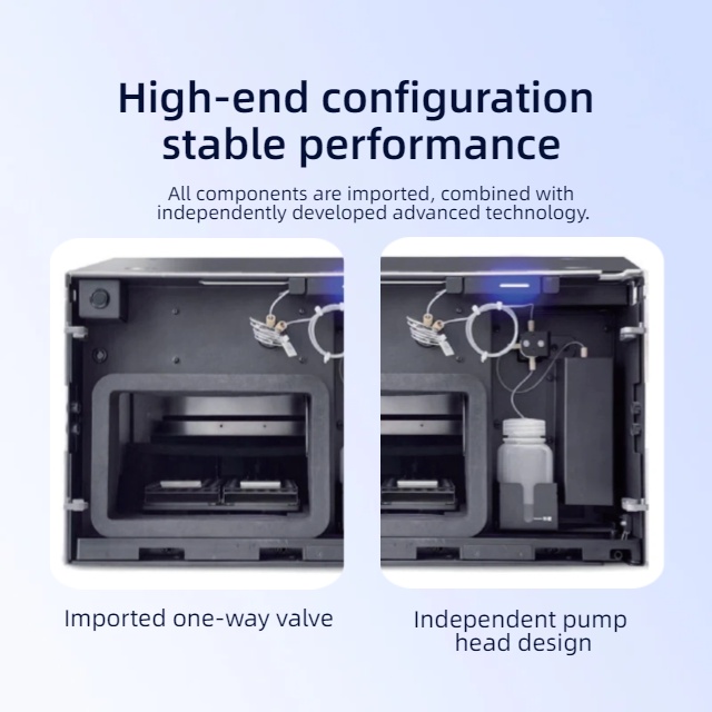Intelligent digital high-performance liquid chromatography with electronic pulse compensation technology