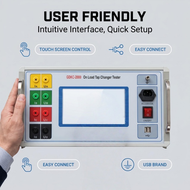 30kHz On-Load Tap Changer Tester Transformer On-load Tap-changer Test Set