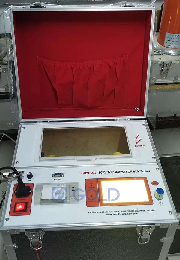 GDYJ-501 80KV Transformer Oil Dielectric Strength Tester ready for shipment