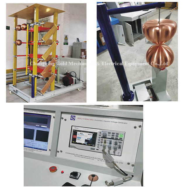GDCJ-V 400KV 20KJ Automatic Lightning Impulse Voltage Generator ready for shipment