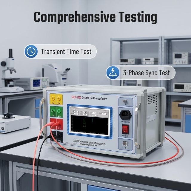 30kHz On-Load Tap Changer Tester Transformer On-load Tap-changer Test Set