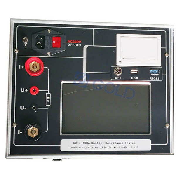 GDHL-100A Portable High Voltage Circuit Breaker Contact Resistance Tester