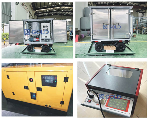 ZJA-3KY 3000L/H Transformer Oil Purifier and GDYJ-502A 80KV Transformer Oil BDV Tester are ready for shipment