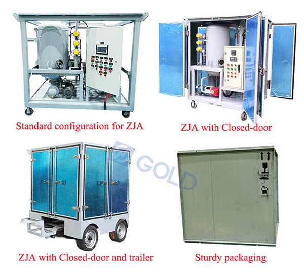 Transformer oil filter machine working