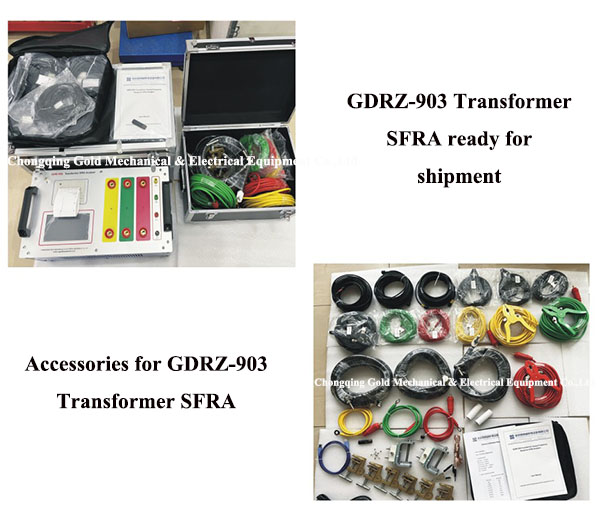 GDRZ-903 Transformer SFRA Winding Deformation Tester ready for shipment