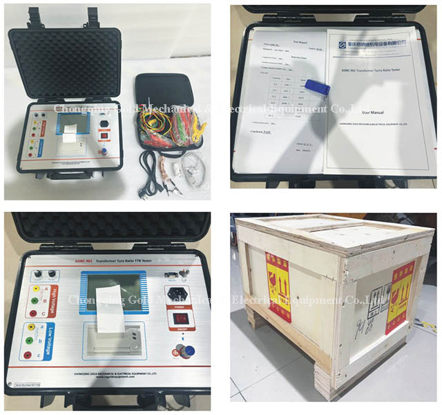 CHONGQING GOLD GDBC-901 Single and Three Phase Transformer TTR Tester ready for shipment