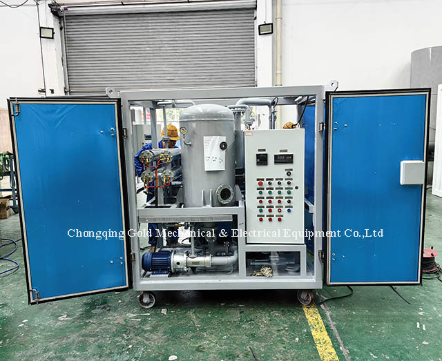 ZJA-2KY 2000L/H Double Stages Transformer Oil Purification Machine ready for shipment