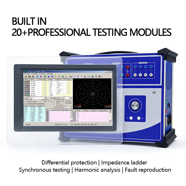 High Precision Microcomputer Relay Protection Tester And Relay Protection Calibrator