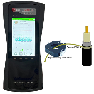 Portable PD Tester with High Frequency Transformer for Power Cables Partial Discharge Test