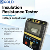 ±5% Accuracy Digital Megohmmeter Industrial Insulation Analyzer Insulation Resistance Tester