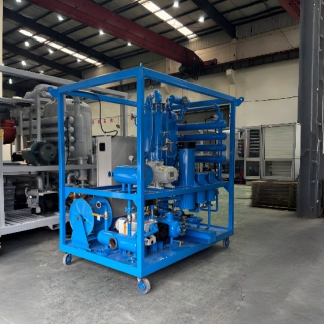 1 μm Filtration Industrial Grade Transformer Oil Filter Vacuum Oil Purifier