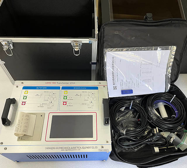 GDRZ-902 Fast Scan FRA Tester Transformer Winding Deformation Analyzer IEC60076-18