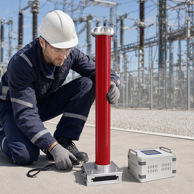 200kv RC AC/DC High Voltage Divider HVDC Testing Equipment with Dry Insulating Medium
