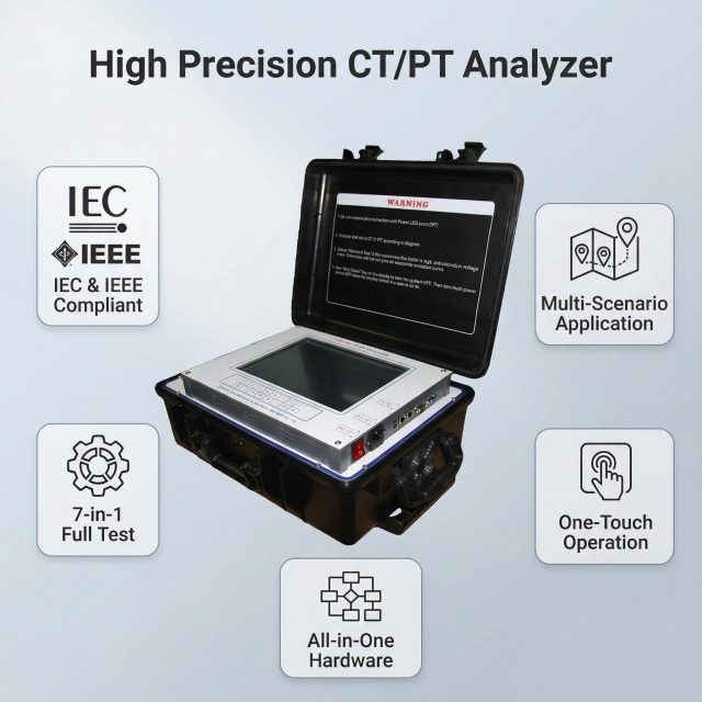 IEC60044 Current Transformer Tester | Ct Analyzer for Transformer Calibration