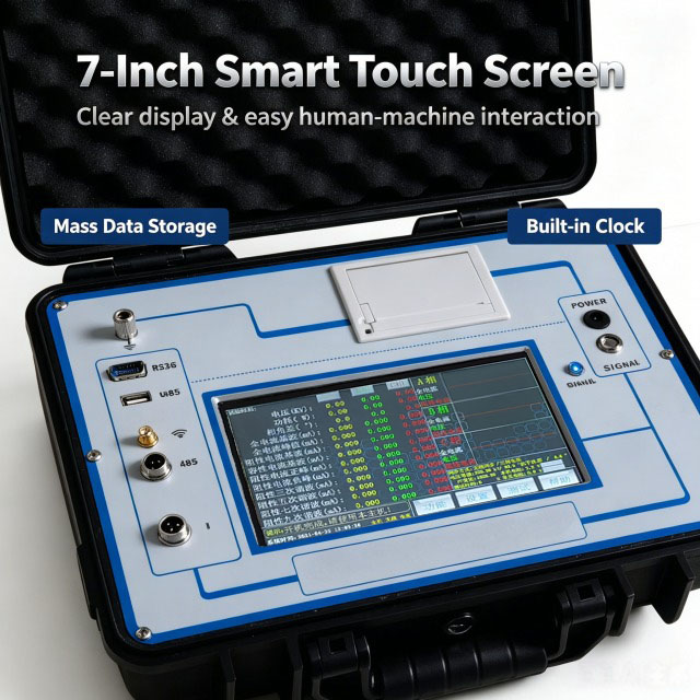 Bluetooth Wireless Surge Arrester Leakage Current Analyzer 3 Phase Wireless Zinc Oxide Arrester Tester