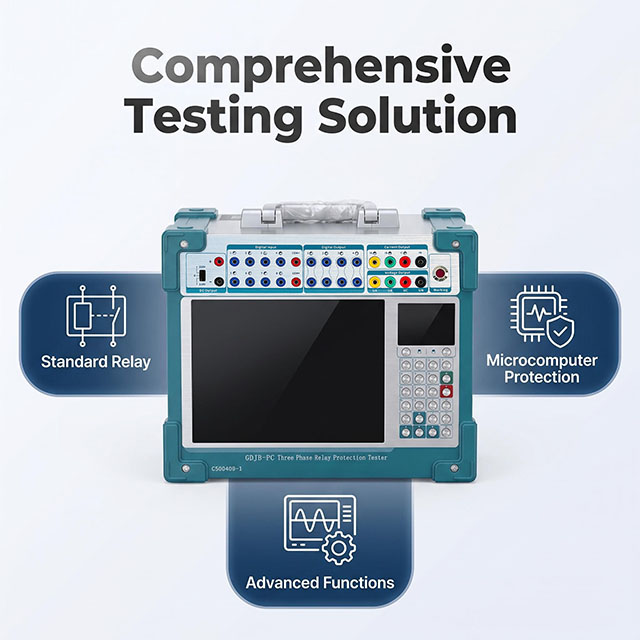 PC Remote Control Three-phase Microcomputer Relay Protection Tester