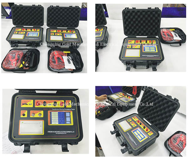 Two sets GDZC-10A Portable Transformer Winding Resistance Tester with Lithium Battery ready for shipment