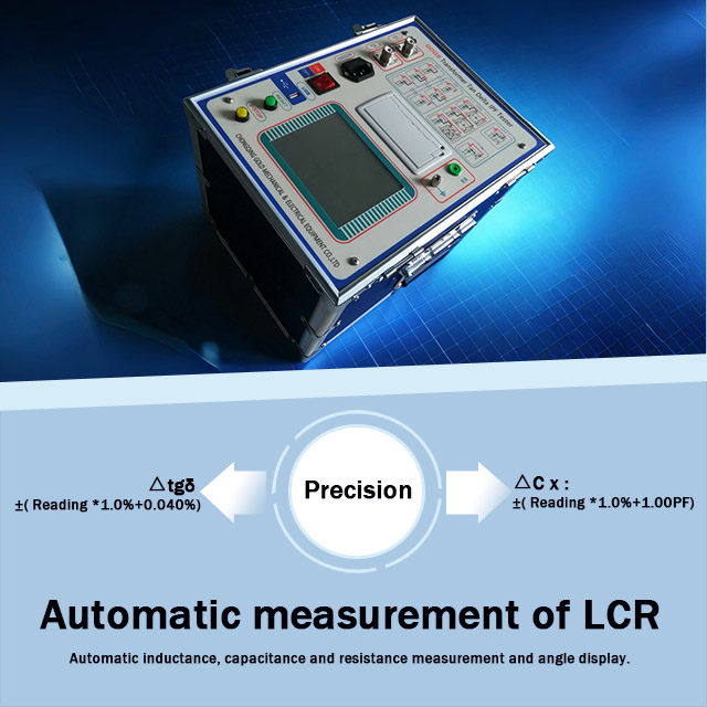 1% Accuracy Automatic Abnormal Frequency Power Dielectric Loss Analyzer Transformer Tan Delta And Power Factor Tester