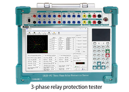 3‑phase relay protection tester