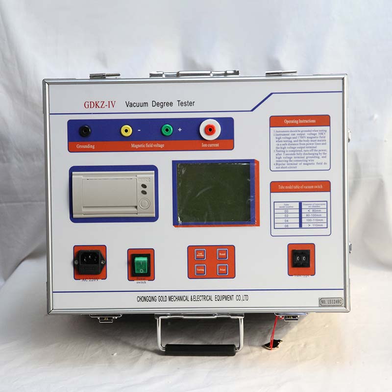 Portable VCB Test Vacuum Degree Tester of Circuit Breaker Vacuum Interrupter Tester with High-speed Printer