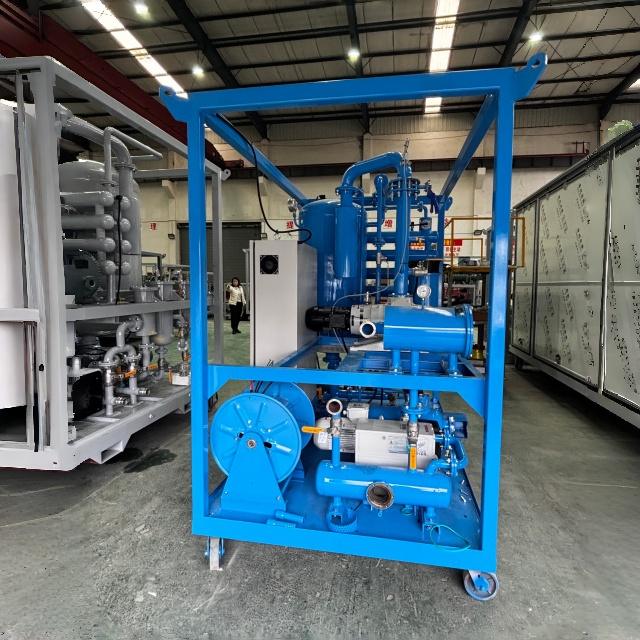 ≤ 7Pa Extreme Vacuum Mobile Type Oil Filtration Machine for Transformer Vacuum Oil Purifier