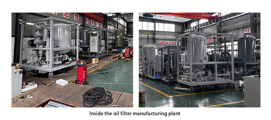 Inside the oil filter manufacturing plant