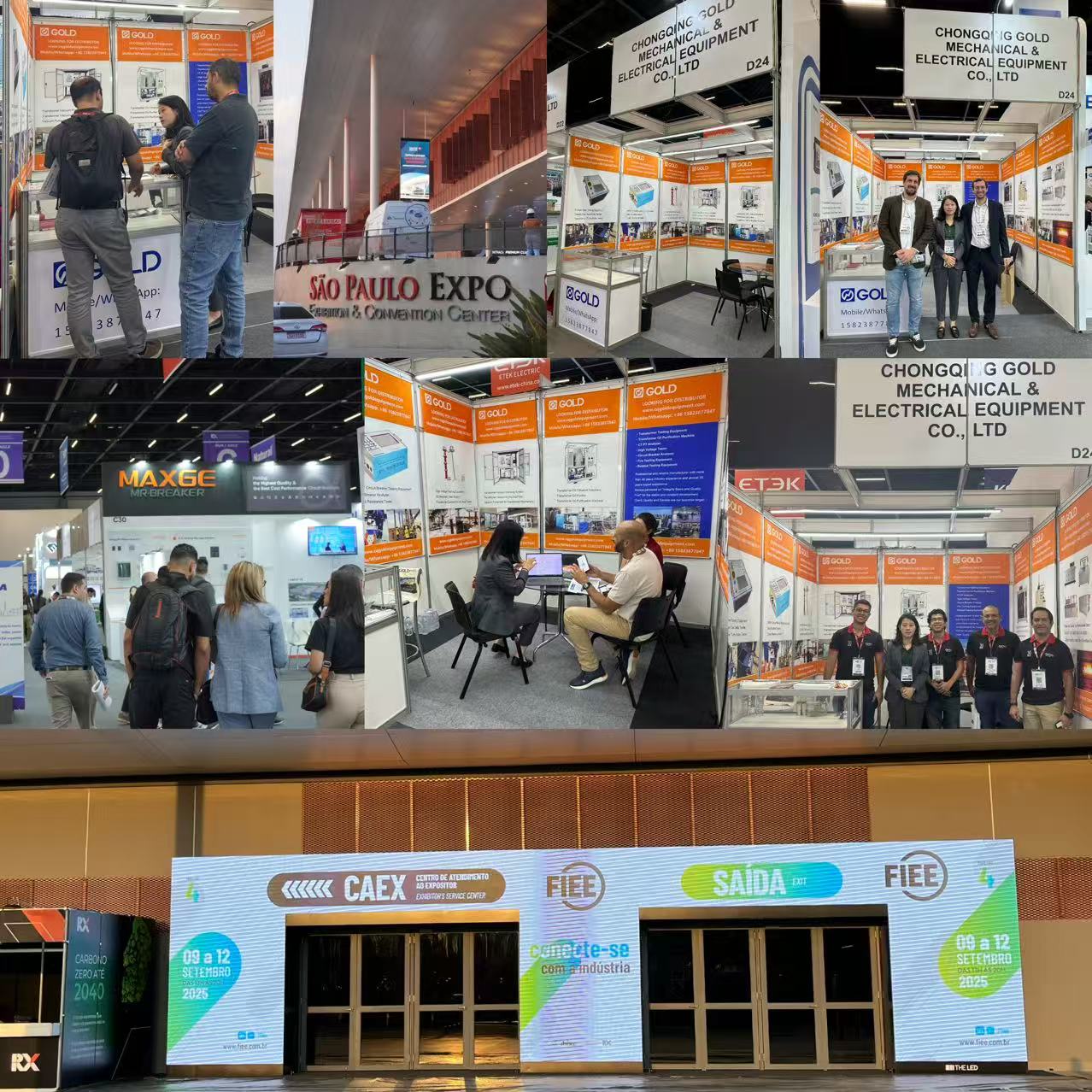 CHONGQING GOLD Successfully Participated in the FIEE 2025 Exhibition in Brazil