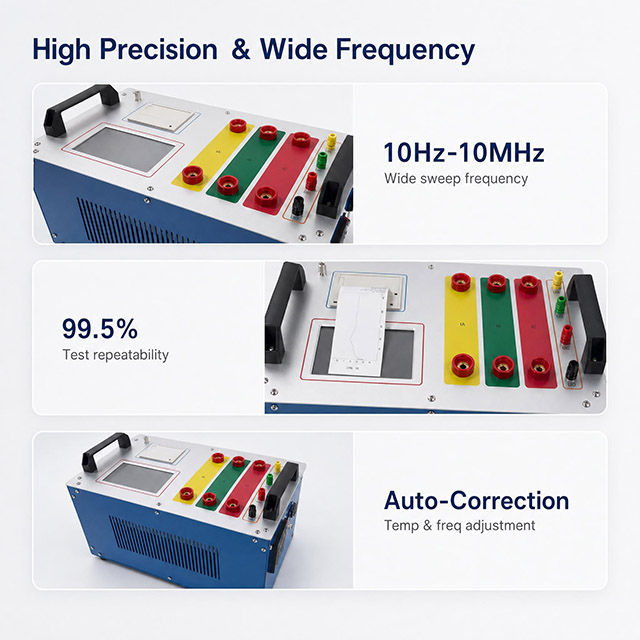 3-Phase Anti-interference Transformer Comprehensive Tester with Harmonic Analysis