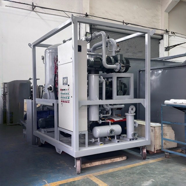  6000L/h Customizable Mobile Trailer Insulation Oil Purifier Transformer Oil Filter with Two-stage Vacuum Separation Structure