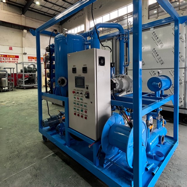 1 μm Filtration Industrial Grade Transformer Oil Filter Vacuum Oil Purifier