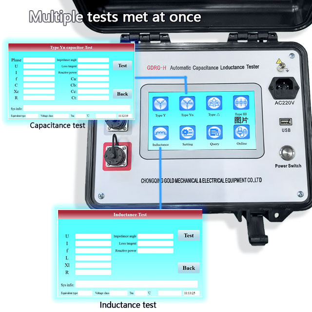 Fully Automatic Capacitance And Inductance Tester with USB Interface