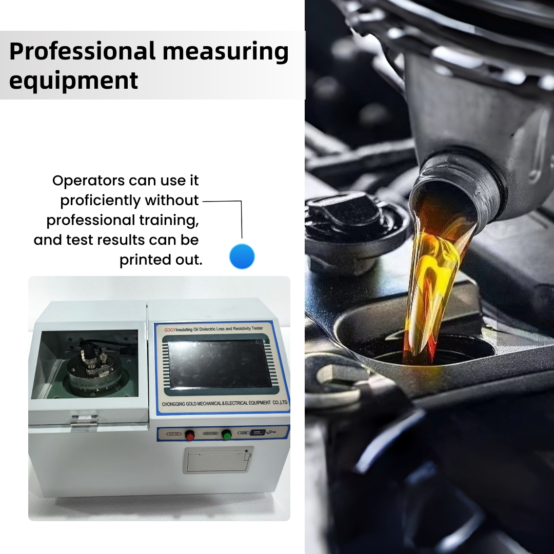 Oil Dissipation Factor Analyzer Oil Resistivity Dielectric Loss Equipment For Laboratory Testing
