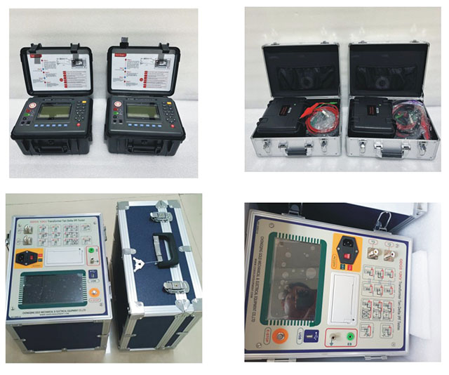 Two sets GDGS 12KV Transformer Tan Delta Tester and GD-3045E 10KV Insulation Resistance Tester ready for shipment