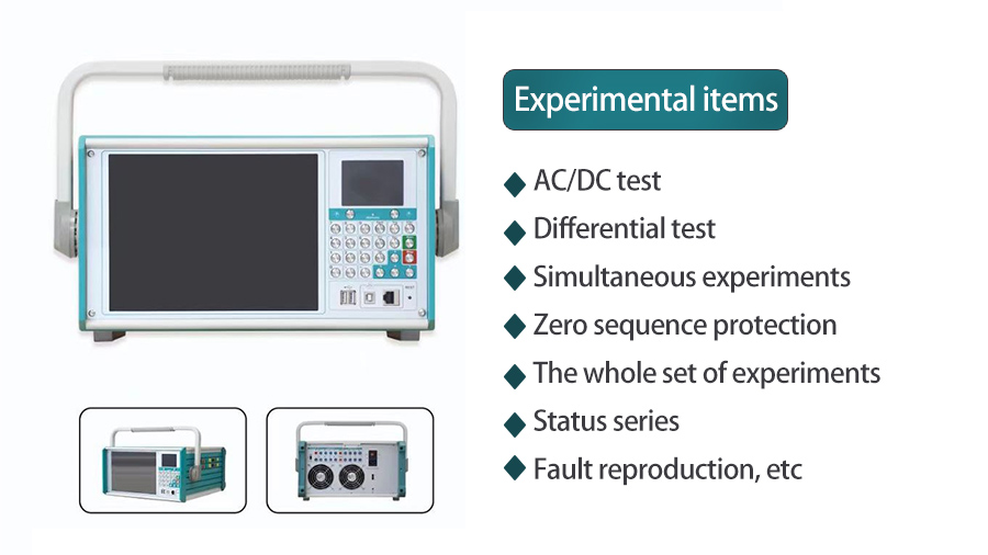IEC 61010 Automated 6-Phase Relay Test Set function IEC 61010 Automated 6-Phase Relay Test Set function