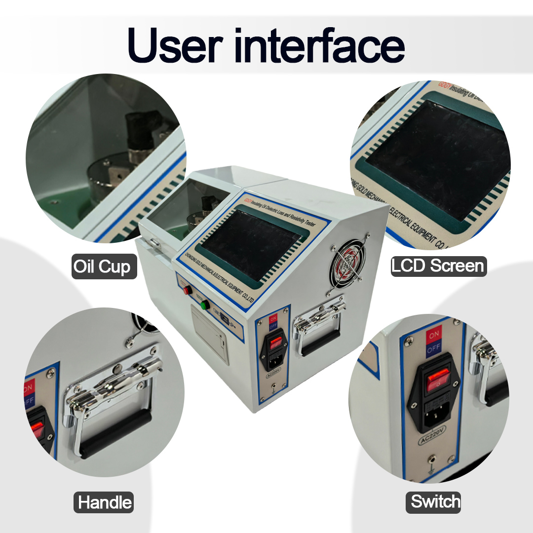 Oil Dissipation Factor Analyzer Oil Resistivity Dielectric Loss Equipment For Laboratory Testing