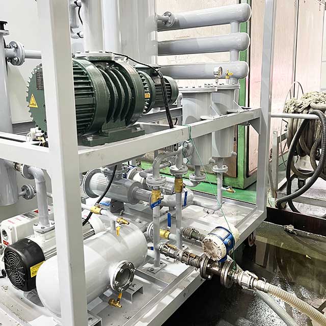 CHONGQING 4000L/H Double Stage Vacuum Oil Purifier for Transformer Maintenance
